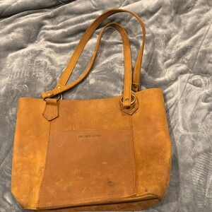 Portland leather Market tote. Minor leather flaws.